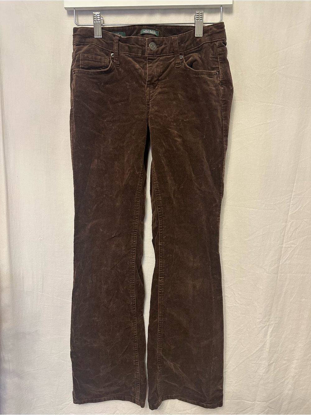 Wild Fable Brown Corduroy Low Rise Flare Pants Y2K Size 0